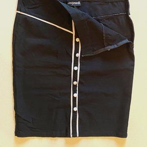 Sourpuss Black/White Skirt Size Large